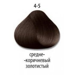 4/5 Средний Коричневый Золотистый стойкая крем-краска для волос Delight TRIONFO 60 мл