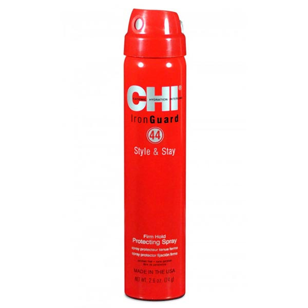 Спрей термозащитный сильной фиксации - 44 Iron Guard Style and Stay Firm Hold Protecting Spray 74 г 