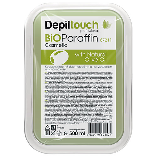 Depiltouch Professional Био-парафин косметический с маслом оливы 500 гр 