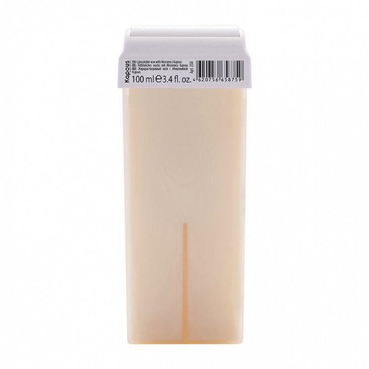 Жирорастворимый воск с Микромикой в картридже Kapous DepilatIon 100 ml 