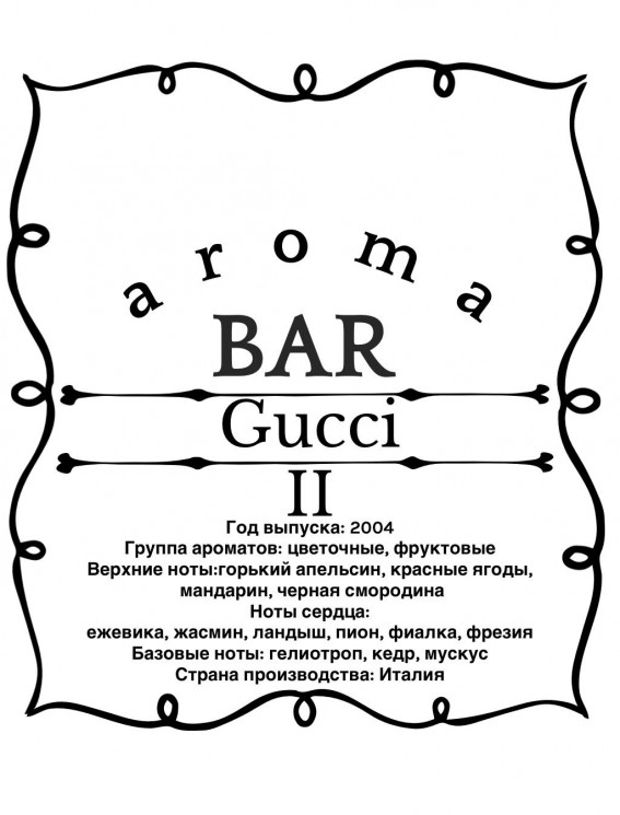 Духи GUCCI Eau de Parfum II 