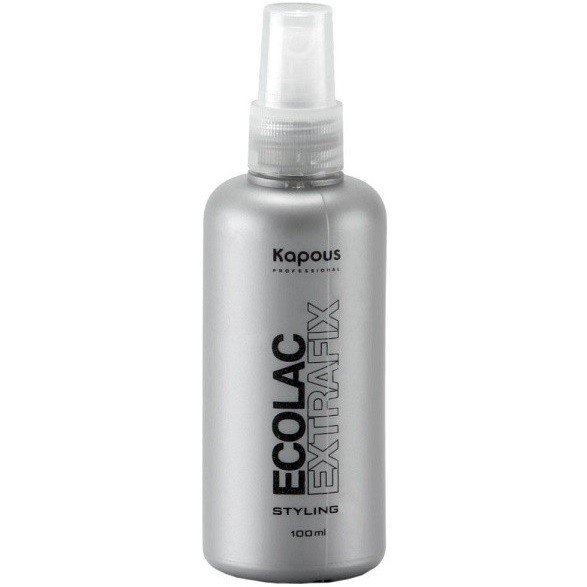 Жидкий лак экстрасильной фиксации Эколак Kapous Ecolac Extrafix 100 мл 